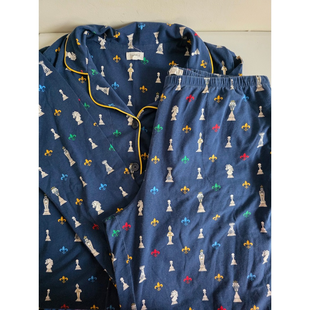 Bedhead Checkmate Chess Print Pajama Set Large